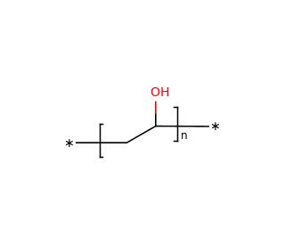 Poly(vinyl alcohol) (CAS 9002-89-5) - chemical structure image