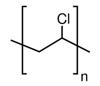 Poly(vinyl chloride) (CAS 9002-86-2) - chemical structure image