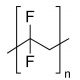 Poly(vinylidene fluoride) (CAS 24937-79-9) - chemical structure image
