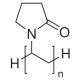 Poly(vinylpolypyrrolidone) (CAS 25249-54-1) - chemical structure image