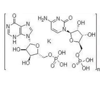Polyinosinic-polycytidylic acid potassium salt (CAS 31852-29-6) - chemical structure image
