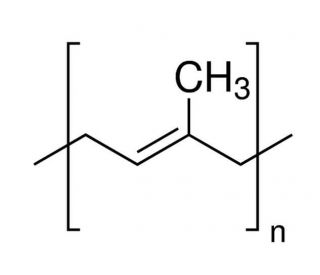 Polyisoprene, trans - chemical structure image