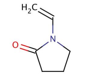 Polyvinylpyrrolidone (MW ~40,000) (CAS 9003-39-8) - chemical structure image