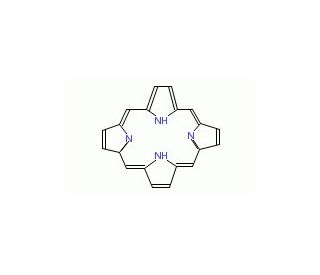 Porphine (CAS 101-60-0) - chemical structure image