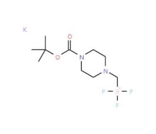 Potassium 1-trifluoroboratomethyl-4-(N Boc)-piperazine (CAS 936329-97-4) - chemical structure image