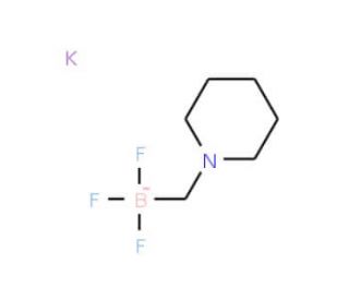 Potassium 1-trifluoroboratomethylpiperidine (CAS 888711-54-4) - chemical structure image