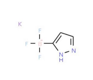Potassium 1H-pyrazole-5-trifluoroborate (CAS 1013640-87-3) - chemical structure image