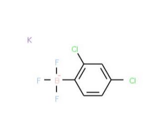 Potassium (2,4-dichlorophenyl)trifluoroborate (CAS 192863-38-0) - chemical structure image