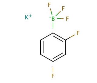 Potassium 2,4-difluorophenyltrifluoroborate (CAS 871231-41-3) - chemical structure image
