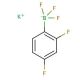 Potassium 2,4-difluorophenyltrifluoroborate (CAS 871231-41-3) - chemical structure image