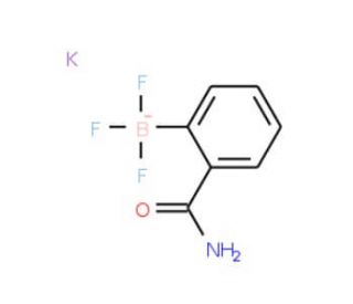 Potassium (2-aminocarbonylphenyl)trifluoroborate (CAS 850623-70-0) - chemical structure image