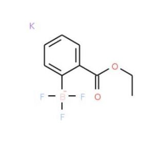 Potassium (2-ethoxycarbonylphenyl)trifluoroborate (CAS 850623-73-3) - chemical structure image
