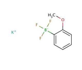 Potassium 2-methoxyphenyltrifluoroborate (CAS 236388-46-8) - chemical structure image