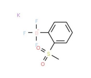 Potassium (2-methysulphonylphenyl)trifluoroborate (CAS 850623-65-3) - chemical structure image