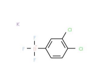 Potassium (3,4-dichlorophenyl)trifluoroborate (CAS 850623-68-6) - chemical structure image
