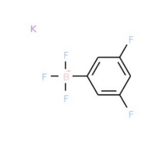 Potassium (3,5-difluorophenyl)trifluoroborate (CAS 267006-26-8) - chemical structure image