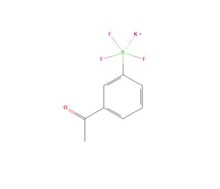 Potassium (3-acetylphenyl)trifluoroborate (CAS 854906-74-4) - chemical structure image