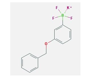 Potassium (3-benzyloxyphenyl)trifluoroborate (CAS 850623-58-4) - chemical structure image