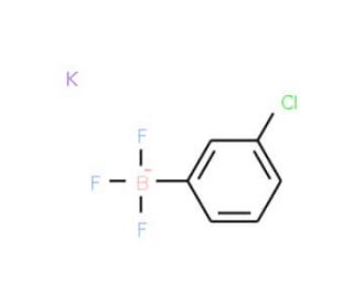 Potassium (3-chlorophenyl)trifluoroborate (CAS 411206-75-2) - chemical structure image