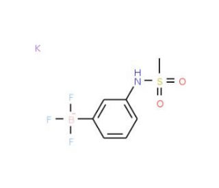 Potassium (3-methanesulphonylaminophenyl)trifluoroborate (CAS 850623-67-5) - chemical structure image