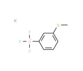 Potassium (3-methylthiophenyl)trifluoroborate (CAS 850623-48-2) - chemical structure image