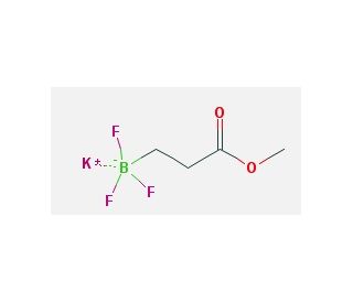 Potassium 3-trifluoroboratopropionate methyl ester (CAS 1023357-63-2) - chemical structure image