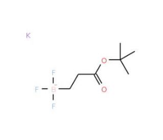 Potassium 3-trifluoroboratopropionate tert-butyl ester (CAS 1023357-66-5) - chemical structure image