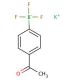 Potassium 4-acetylphenyltrifluoroborate (CAS 252726-24-2) - chemical structure image