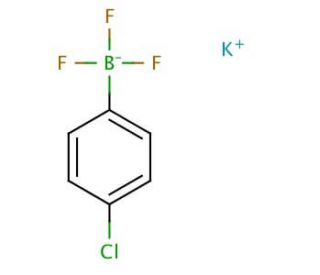 Potassium 4-chlorophenyltrifluoroborate (CAS 661465-44-7) - chemical structure image