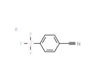 Potassium (4-cyanopheny)trifluoroborate (CAS 850623-36-8) - chemical structure image