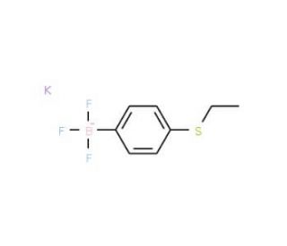 Potassium (4-ethylthiophenyl)trifluoroborate (CAS 850623-75-5) - chemical structure image