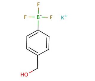 Potassium 4-(hydroxymethyl)phenyltrifluoroborate (CAS 1015082-78-6) - chemical structure image
