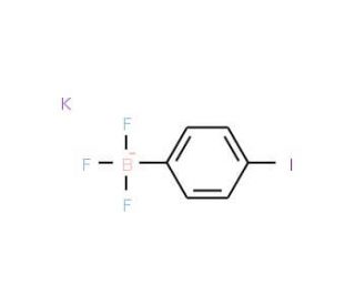 Potassium 4-iodophenyltrifluoroborate (CAS 912350-00-6) - chemical structure image