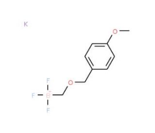 Potassium (4-methoxy)benzyloxymethyltrifluoroborate (CAS 1027642-26-7) - chemical structure image