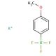 Potassium 4-methoxyphenyltrifluoroborate (CAS 192863-36-8) - chemical structure image
