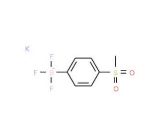 Potassium (4-methylsulphonylphenyl)trifluoroborate (CAS 850623-40-4) - chemical structure image