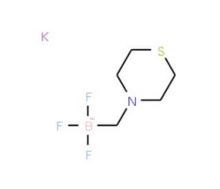 Potassium 4-trifluoroboratomethylthiomorpholine (CAS 1150654-80-0) - chemical structure image