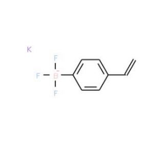 Potassium 4-vinylphenyltrifluoroborate (CAS 705254-32-6) - chemical structure image