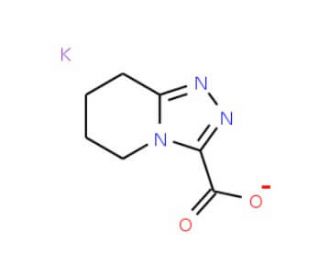 Potassium 5,6,7,8-tetrahydro[1,2,4]triazolo-[4,3-a]pyridine-3-carboxylate - chemical structure image