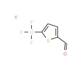 Potassium 5-formylthiophene-2-trifluoroborate (CAS 1025113-78-3) - chemical structure image