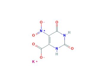 potassium 5-nitro-2,6-dioxo-1,2,3,6-tetrahydropyrimidine-4-carboxylic acid (CAS 65717-13-7) - chemical structure image