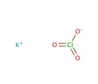 Potassium chlorate (CAS 3811-04-9) - chemical structure image