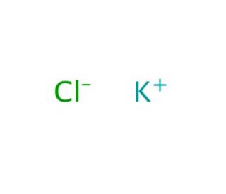 Potassium Chloride (CAS 7447-40-7) - chemical structure image