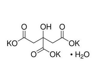 Potassium citrate tribasic monohydrate (CAS 6100-05-6) - chemical structure image