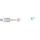Potassium cyanate (CAS 590-28-3) - chemical structure image