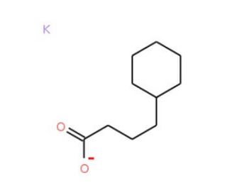 Potassium cyclohexanebutyrate (CAS 62638-03-3) - chemical structure image