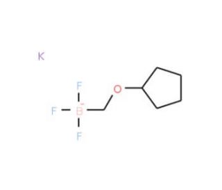 Potassium cyclopentoxymethyltrifluoroborate (CAS 1027642-31-4) - chemical structure image