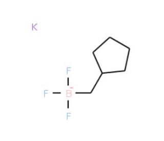 Potassium cyclopentylmethyltrifluoroborate (CAS 331282-37-2) - chemical structure image