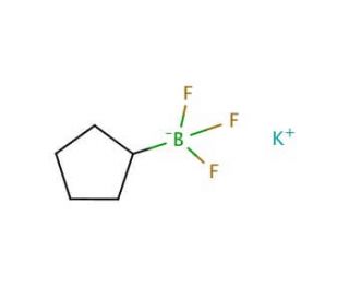 Potassium cyclopentyltrifluoroborate (CAS 1040745-70-7) - chemical structure image