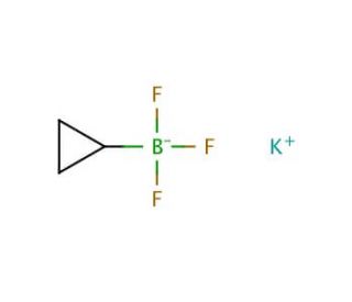 Potassium cyclopropyltrifluoroborate (CAS 1065010-87-8) - chemical structure image